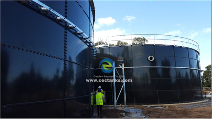 Mini Biogas Anaerobic Digester Tank , Glass Fused to Steel Tank for Gas  /  liquid impermeable 0