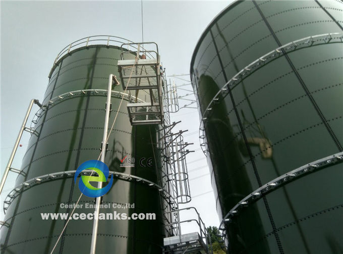 Mini Biogas Anaerobic Digester Tank , Glass Fused to Steel Tank for Gas  /  liquid impermeable 3