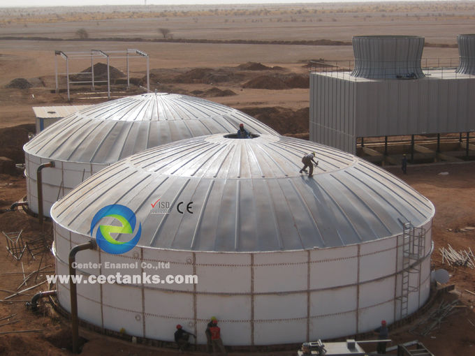 Agriculture Glass Lined Water Storage Tanks AWWAD103 Standard and OSHA 0
