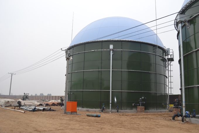 Coated Bolted Steel Tank For Industrial Water / Flow Tank By Center Enamel With OSHA Standard 0