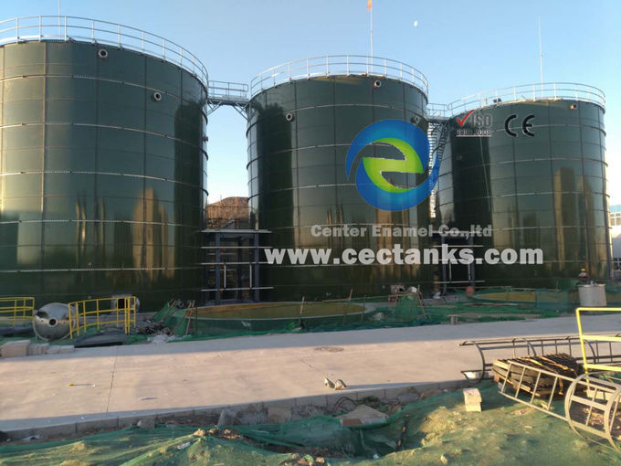 Glass Lined Steel Grain Storage Silos for Dry Bulk Storage with NSF / ANSI 69 Certification 0