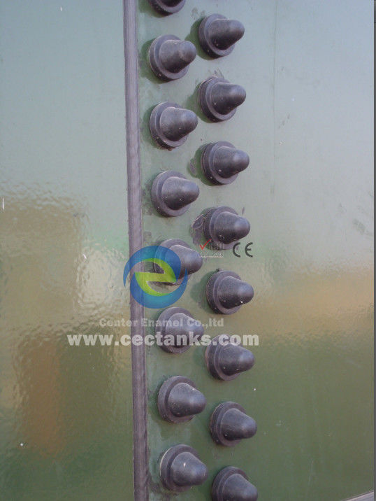 Glass Lined Glass Fused To Steel Glass Coated Enamel Tank , Longlasting and Durable 1