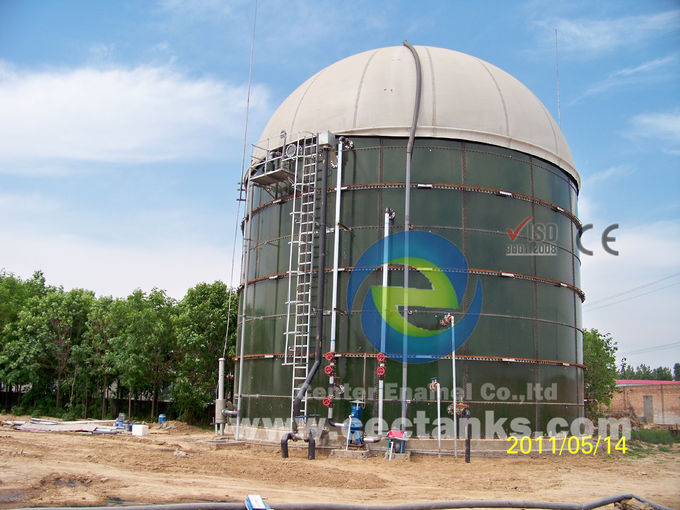 Eco-friendly Glass Fused Steel Tanks , Different Type Of Enamel Bolted Steel Tank From Cec Tank 2