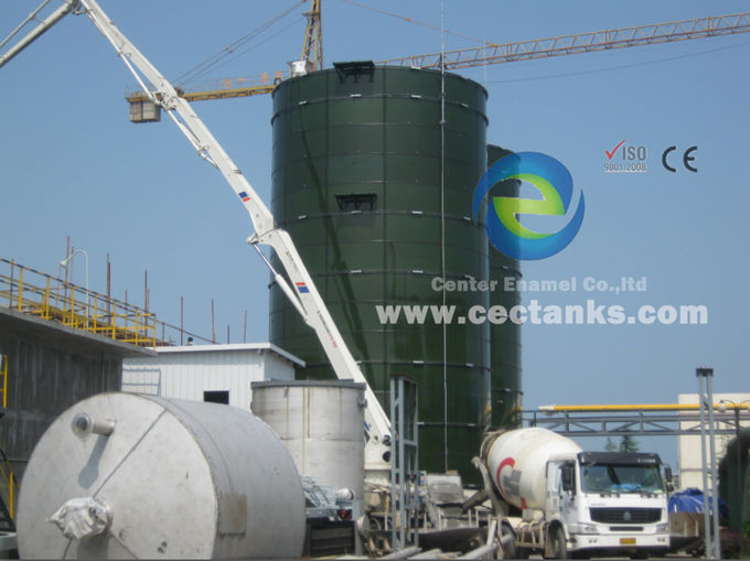 Concrete Or Glass Fused Steel Grain Storage Systems Impact Resistance 0