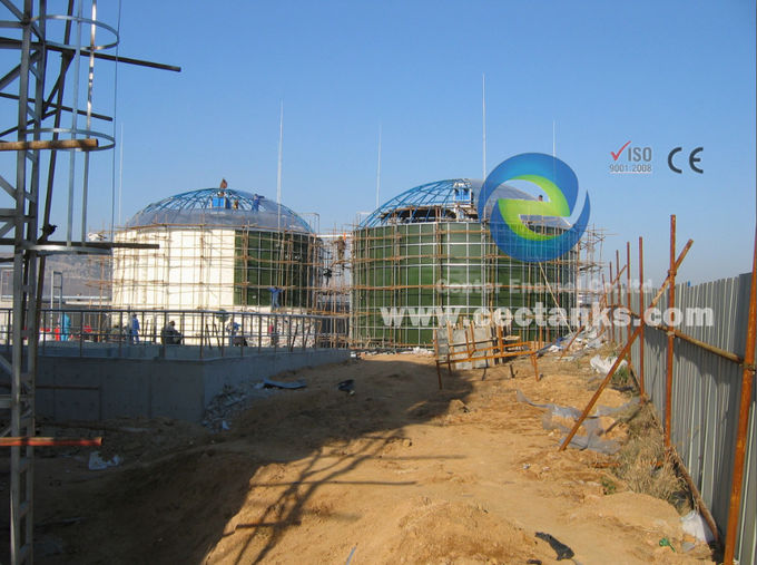 Erector Of " Glass-Fused-To-Steel " Bolted Tanks & Silos Biogas Container 0