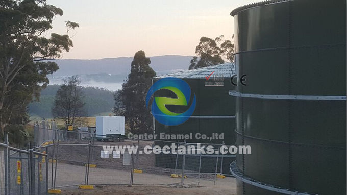 Industrial Liquid Storage Tanks with Aluminum Cover or Customized Roof 0