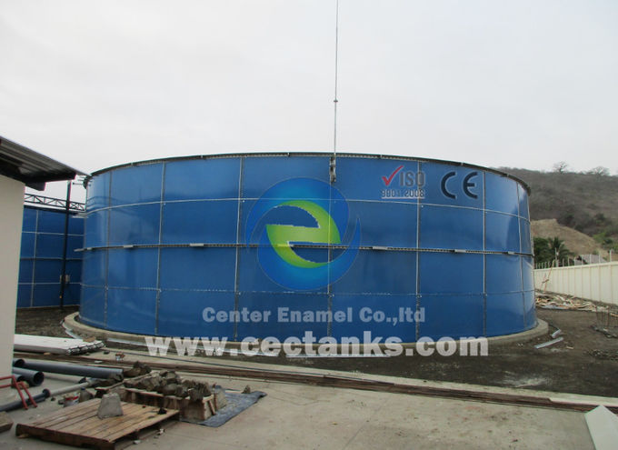 Glass Lined Reactor / Glass Fused Steel Tanks With Superior Corrosion And Tear Resistance 1