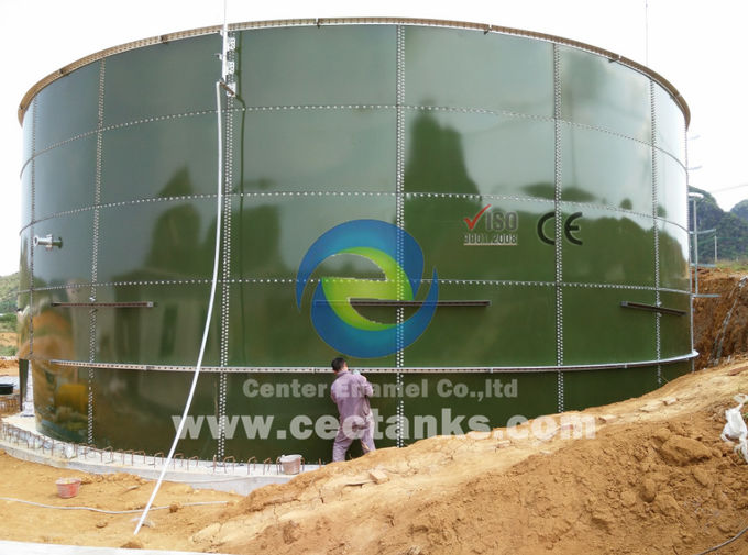 Center Enamel Agriculture Water Storage Tanks For Irrigation , Sludge 0