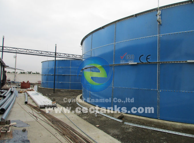 Easy Assemble Enamel Bolted Liquid Storage Tanks 20 m3 to 18,000 m3 Capactiy 0