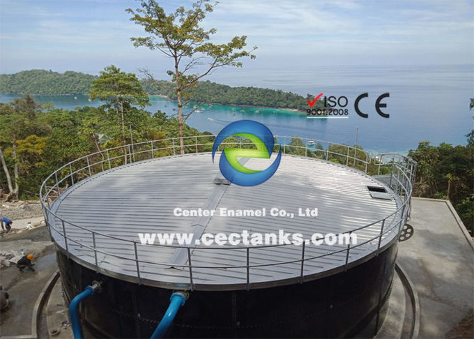 Glass Fused Steel Liquid Storage Tank Silos Biogas Container Acid And Alkalinity Proof 0