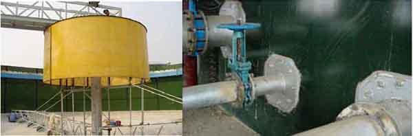 Green EGSB Reactor Waste Water Storage Tanks Corrosion Resistance 0