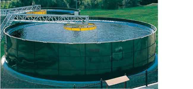 Enamel Glass Paint  Waste Water Storage Tanks , 50000 Gallon Water Storage Tanks 0