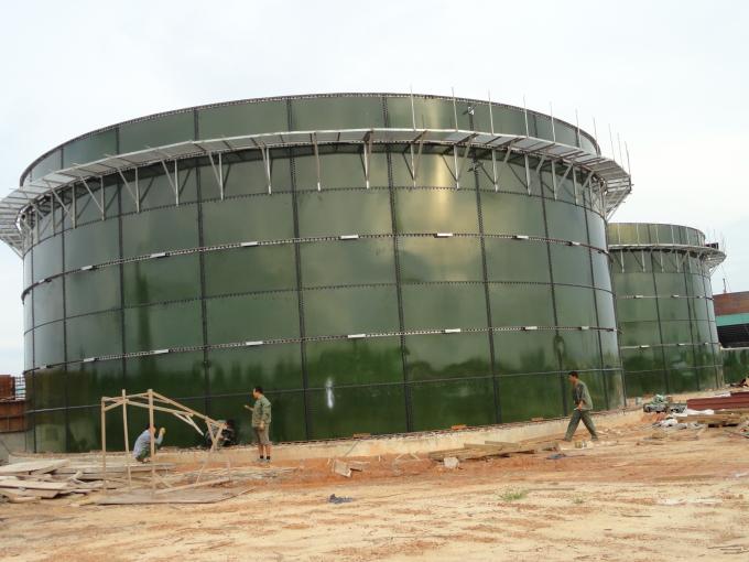 Glass Lined Water Storage Tanks with Conical Roof Lowest Maintenance