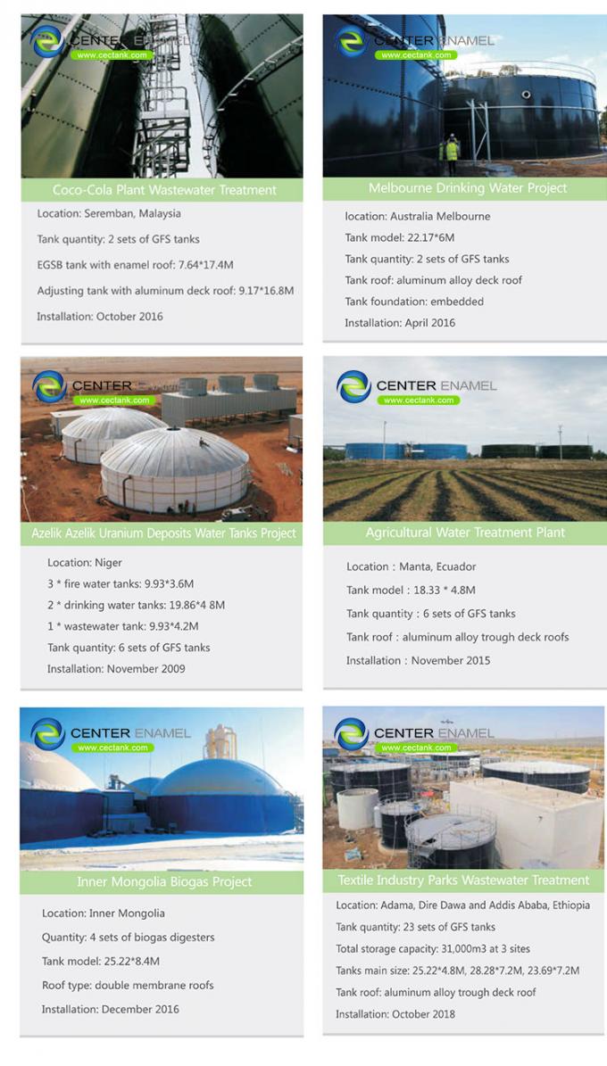 200 000 Gallon Bolted Steel Liquid Storage Tanks For Water Storage 1