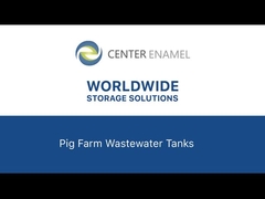 Revolutionizing Wastewater Storage: Center Enamel's GFS Tanks Powering Pig Farm Sustainability