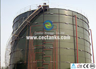 Glass Fused Steel Bolted stainless steel water storage tanks with AWWA D103 / EN ISO28765 Standard