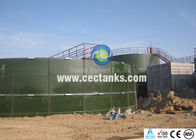 Enameled porcelain sludge digestion tank , commercial water storage tanks