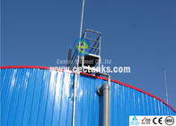 Durable Waste Water Storage Tank With 0.25 mm ~ 0.40 mm Coating thick , ART 310 Steel grade