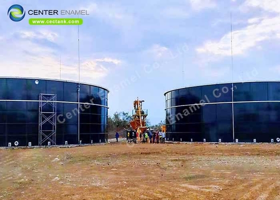 OSHA Glass Fused Steel Liquid Storage Tanks Mine Water Tanks Project