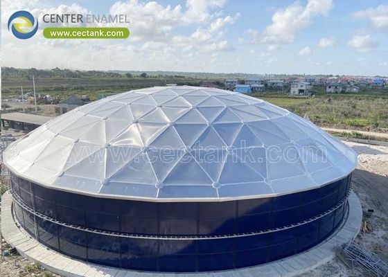 High Corrosion Resistant Aluminum Dome Roofs Quick Field Installation for Dry Bulk Storage Tanks