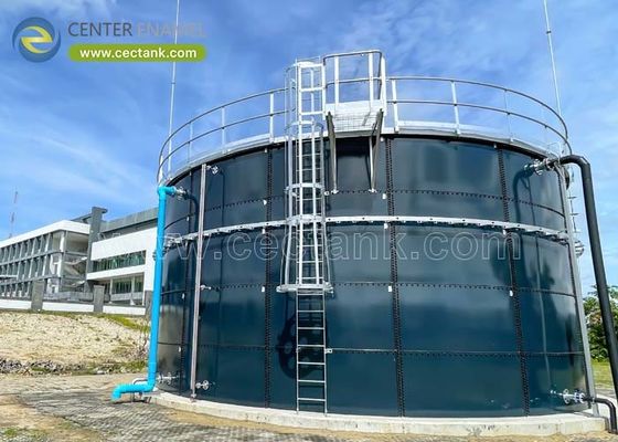 Bolted Steel Drinking Water Storage Tanks with Aluminum Alloy Trough Deck Roofs