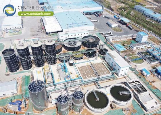 Glass Fused To Steel Industrial Water Tanks for Coca-Cola Wastewater Treatment Plant