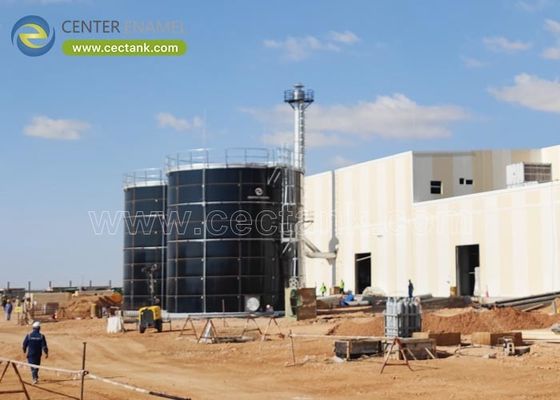 700,000 Gallons Leachate Storage Tanks with Aluminum Alloy Trough Deck Roofs