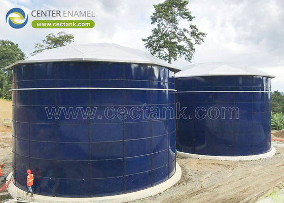 Center Enamel can Provide Aluminum Dome Roofs for fusion bonded epoxy tank