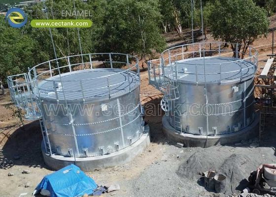 High-Capacity Galvanized Steel Tanks For Cleaning Water Storage In Fruit Processing Plants