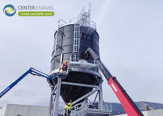 Custom 100 000 Liter Glass-Fused-to-Steel Tank From Center Enamel Your Ultimate Silo Solution