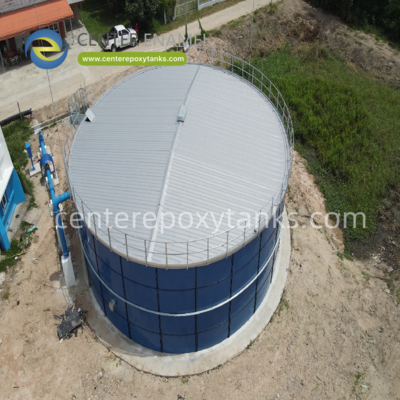 Beverage Factory Wastewater Tanks To Manage Liquid Waste From Making Drinks
