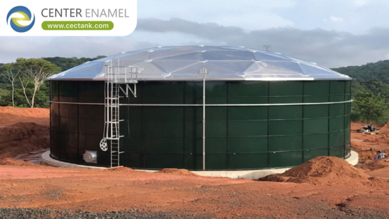 Aluminum Geodesic Dome Roofs for Fuel Oil Storage Tanks-Center Enamel