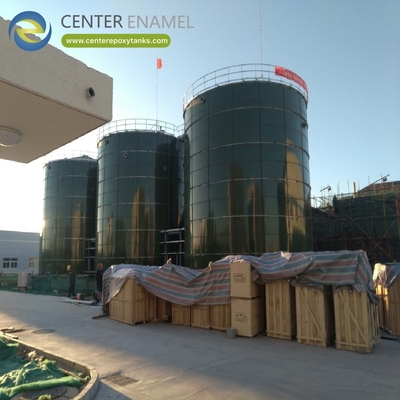 Double Membrane Roofs for Anaerobic Digestion Tanks: Forms the gas-tight seal and storage