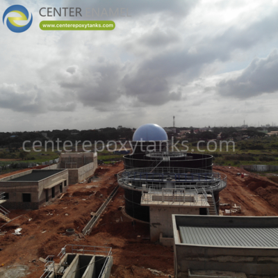 Double Membrane Roofs for Biogas Storage Tanks: Capturing and storing gases.