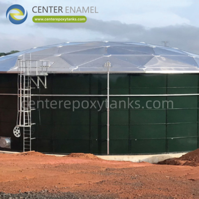 Aluminum Geodesic Dome Roof for Raw Water Tanks: Shields Untreated Water from the Environment