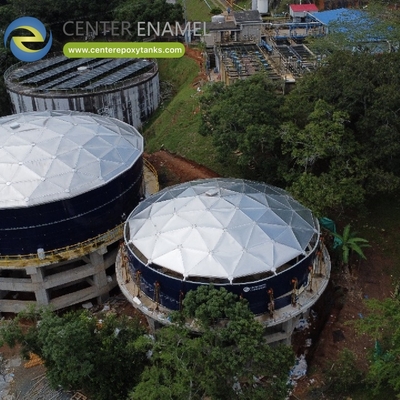 Aluminum Dome Roof for Firefighting Water Storage Tanks: Ensures clean and reliable water supply