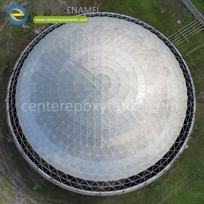 Aluminum Dome Roof for Drinking Water Tanks: Shields water from debris and pollutants
