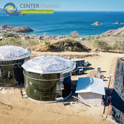 Aluminum Dome Roof for Industrial Wastewater Treatment Tanks: Contains odors and prevents rainwater ingress