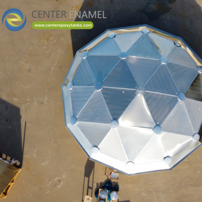 Aluminum Dome Roof for Firefighting Water Tanks: Ensures a clean, reliable emergency supply