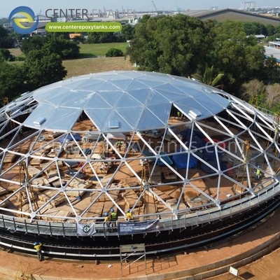 Aluminum Dome Roof for Petroleum Storage Tanks: Controls VOC emissions and reduces evaporation loss
