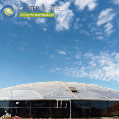 Aluminum Dome Roof for Effluent Holding Tanks: A durable cover for wastewater