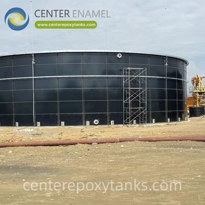 Epoxy Coated Steel Tank for Leachate Storage- Offers superior chemical resistance for corrosive landfill liquids.