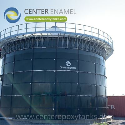 Epoxy Coated Steel Tank for Anaerobic Fermentation Container: Built to resist the corrosive environment of organic breakdown.