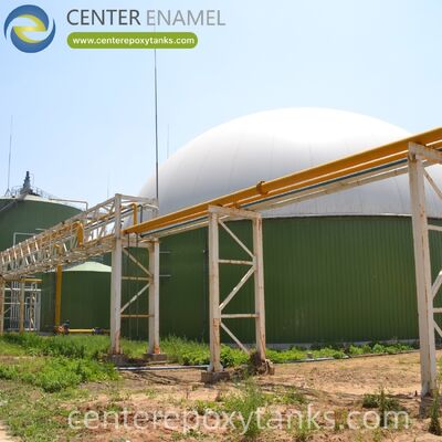 Biogas Holder for Biomass and Biogas Project: Provides a Protected, Stable Environment for the Final Product Gas Before Distribution or Use
