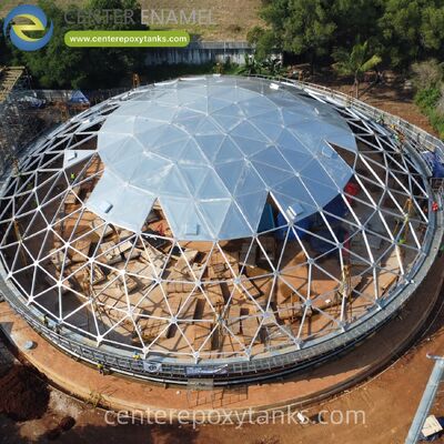 Aluminum Dome Roof for Welded Stainless Steel Lubricant Oil Storage Tanks: Maintains Oil Performance by Shielding the Contents from Sunlight-Induced Thermal Degradation