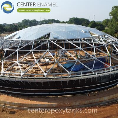 Aluminum Dome Roof for Welded Stainless Steel Diesel Storage Tanks: Minimizes Fuel Evaporation and Prevents Rainwater from Compromising Fuel Stability