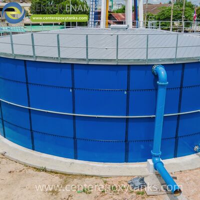 Epoxy Bonded Steel Bolted Tanks as Pharmaceutical Wastewater Tank: High-integrity containment for complex medical production effluents.