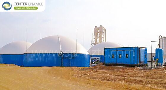 Biogas Project Provider with GFS Tanks for Japan Distillers Grains Treatment