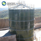 Glass Lined Steel Biogas Plant Project Holding Tank With Double Membrane Gas Holder