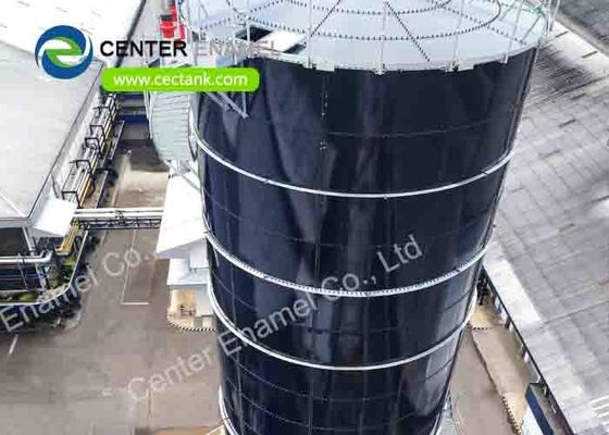 Double Coating 3450N/Cm Glass Fused Steel Tanks